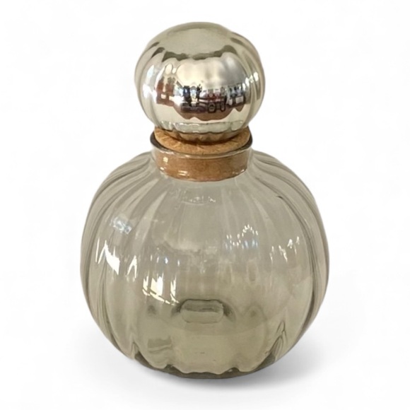 Vintage Mexican Handblown Jar with Mercury Glass Lid - Picture 1 of 9